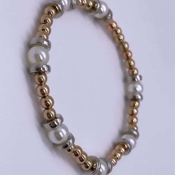 NWT Wool + Pepper Co. Mixed Metals Bracelet - Picture 3 of 5